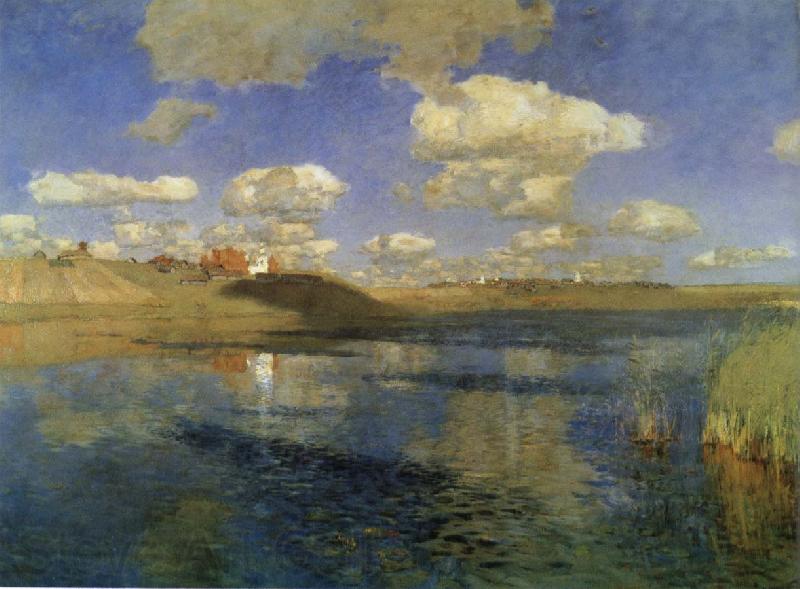 Isaac Levitan Lake Spain oil painting art